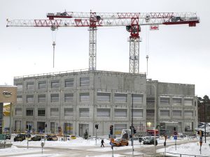 Työmaa: Uusi koulukeskus muuttaa Karhulan keskustaa Kotkassa